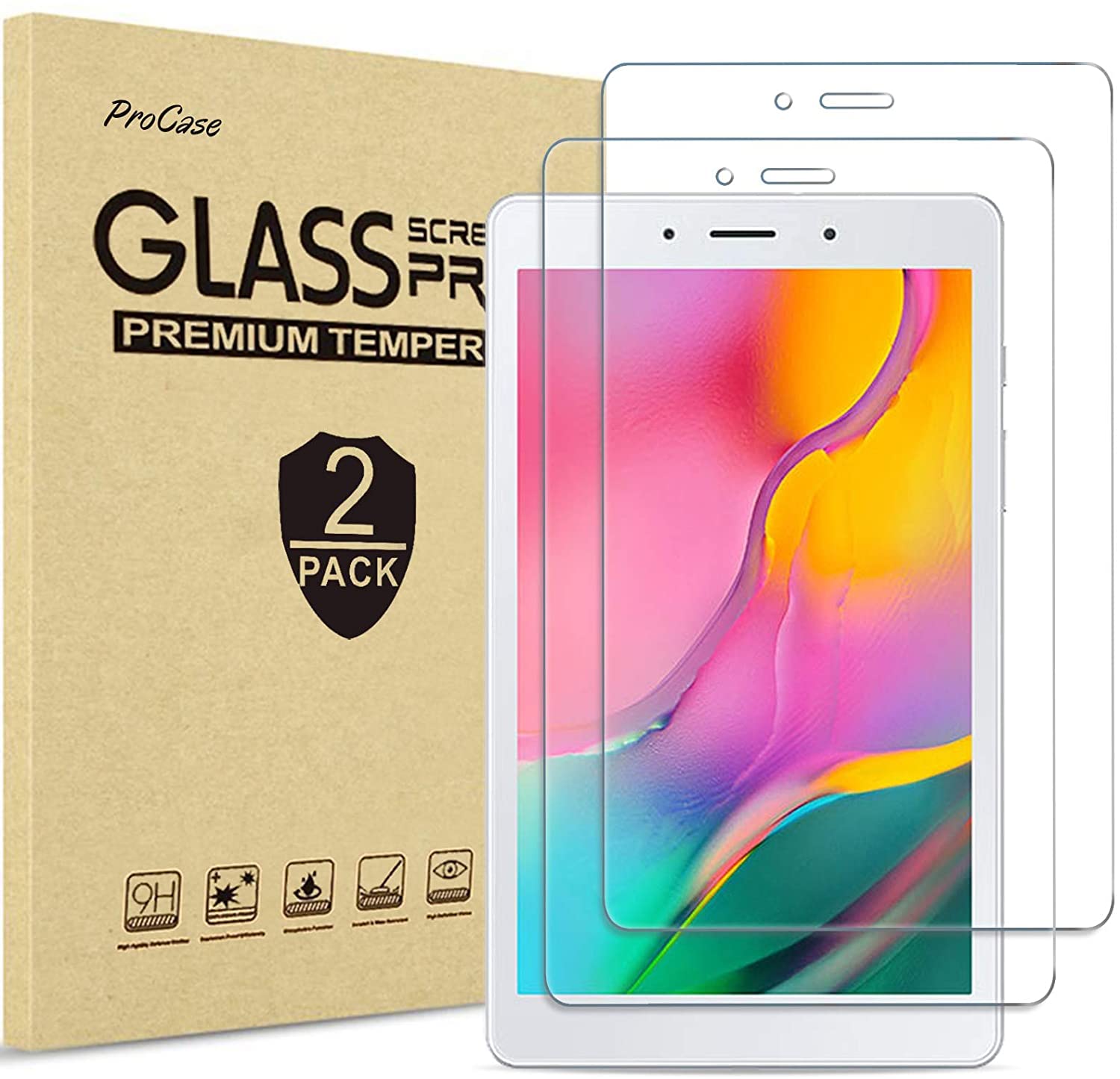 Amazon.com: ProCase [2 Pack] Galaxy Tab A 8.0 2019 Screen